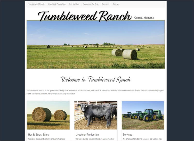 Tumbleweed Ranch Website
